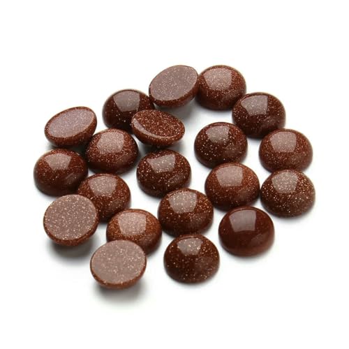 Cabujones de ónix redondos de 20 mm planos para evitar fallos de engaste en joyas 6