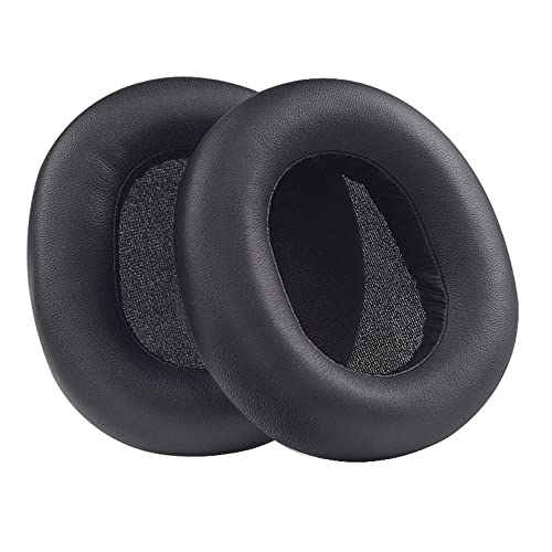 RP-HTX80B Earpads Replacement Ear Cushion Protein Leather Memory Foam Ear Pads Compatible with Panasonic Retro RP-HTX80B Wireless Headphones (Black)