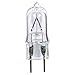 Satco 50T4/CL/G8 Halogen Bi Pin Halogen, 50W G8 T4, Clear Bulb [Pack of 12]