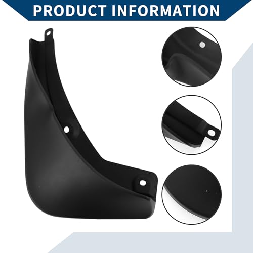 Image of Mud Flaps Splash Guards W /Mount Accessories for Mercedes-Benz EQC 2021-2023 Front and Rear Mud Guards 1 Set