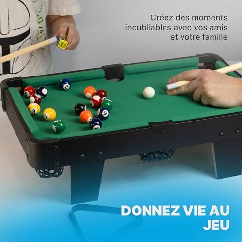 Mini table de billard 50 cm, le cadeau idéal pour le pool - 7