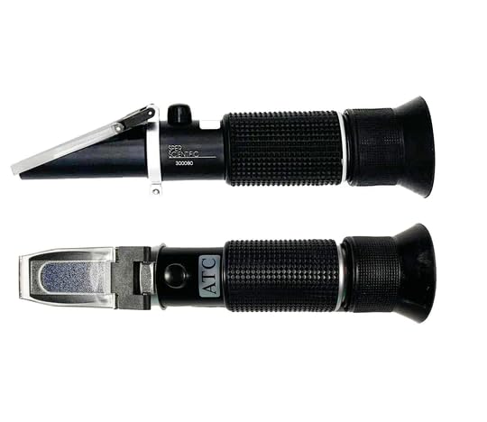 Sper Scientific 300080 Wine Making Refractometer - 0 to 25% with ATC - Alcohol & Sugar Concentration Measurement for Wine, Vodka, Whiskey, and More