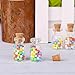 MaxMau 100 pcs 2ml Mini Tiny Clear Glass Jars with Cork Stoppers Small Glass Bottles Tiny Vials for Arts Crafts DIY Projects Wedding Party Favors
