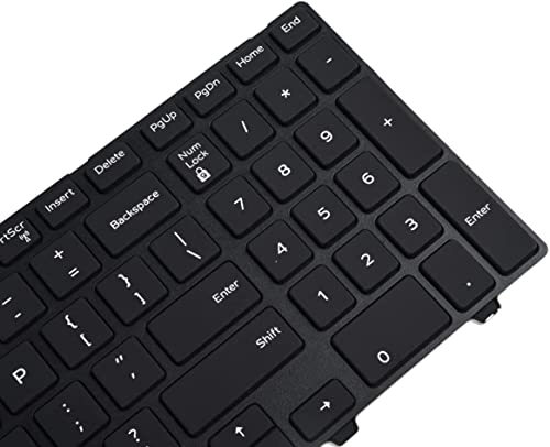Image of Wefly Laptop Keyboard for Dell Inspiron 15 3000 5000 (3541 3542 3543) 5558 17 5000 5748 5749 5758 7557 7559 Latitude 3550 3560 3570 Vostro 3558 3559 Backlight