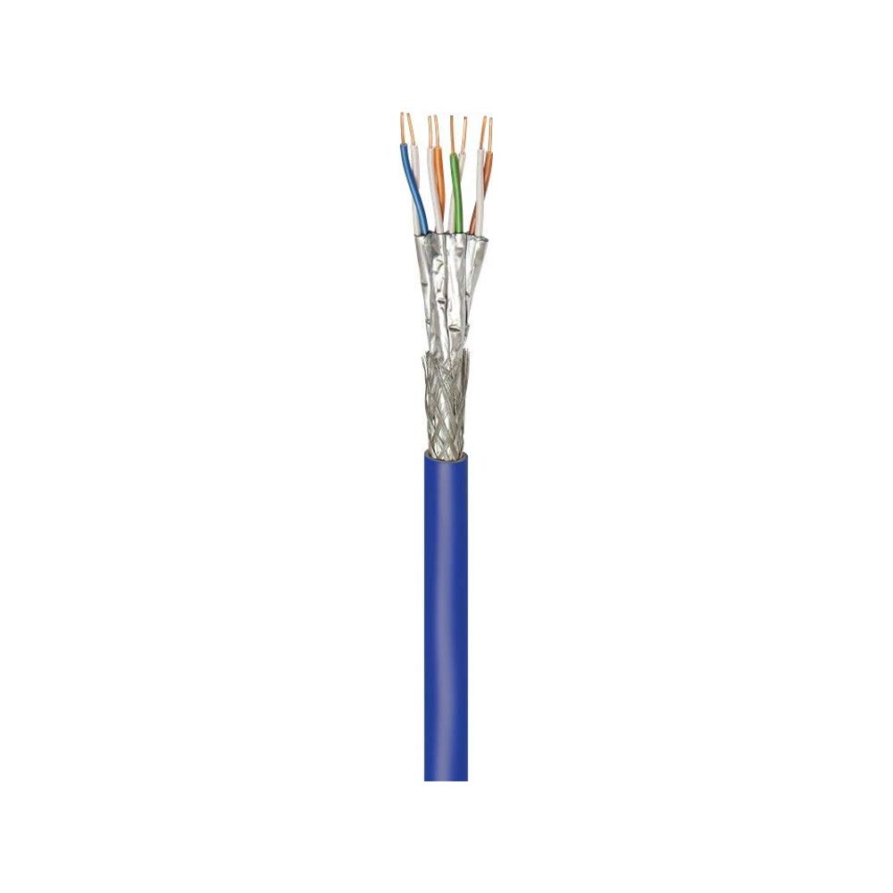 Wentronic Goobaycat.7 Rohkabela+ Netzwerkkabel, S/ftp (pimf), Blau, 500 M - Cu, Awg 22/1 (solid), Lszh (91895)