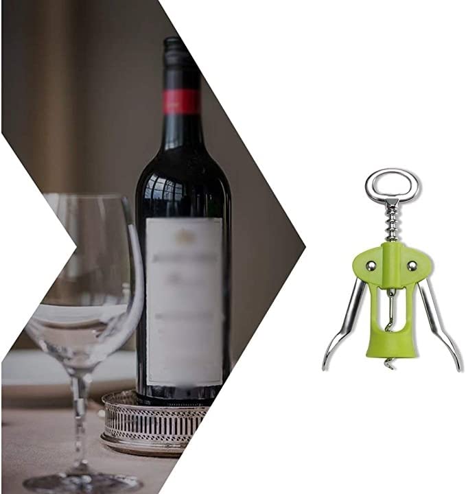 sacacorchos, Abridor de botellas verde, aleación de Zinc, encantador camarero, Metal, cerveza, vino, sacacorchos, mango de botella, abridor, sacacorchos, herramienta de cocina