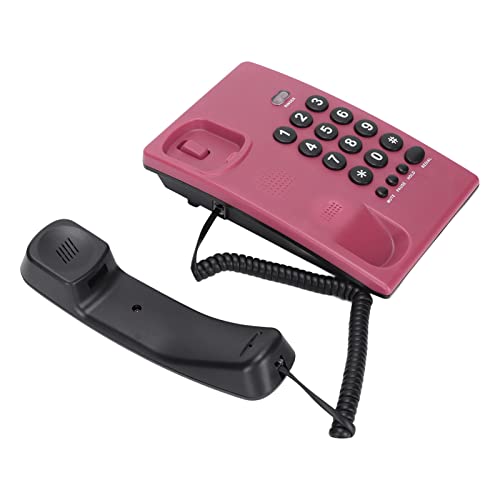Teléfono fijo KXT504 con doble auricular magnético y batería miniatura 1