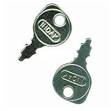 BEAR FLAG EDITION for (2 Pack) Hustler Zero Turn Mower Ignition Key - Raptor, FasTrak - Fits All
