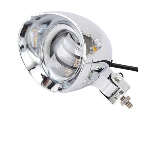 Phare avant LED pour moto Softail Bobber et Chopper avec optique antibrouillard Spot