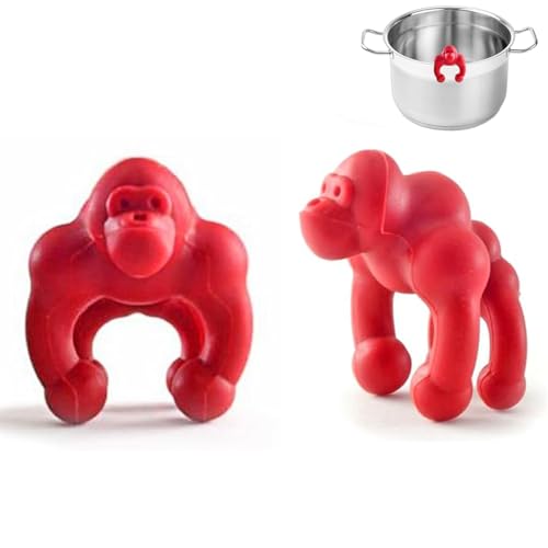 Xiuyer Gorilla Kochlöffelhalter Löffelablage Silikon | Pfannenwender | Spoon Holder | Topf-Deckelhalter Küche | Halter für Kochlöffel | Geschenk für Weihnachten, Geburtstag (rot) Xiuyer Gorilla Kochlöffelhalter Löffelablage Silikon | Pfannenwender | Spoon Holder | Topf-Deckelhalter Küche | Halter für Kochlöffel | Geschenk für Weihnachten, Geburtstag (rot)