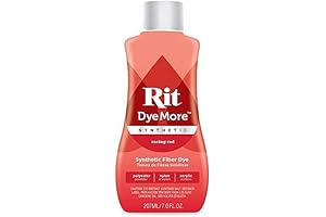 Rit Dye More Synthetic Fabric Dye 7oz-Racing Red