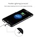 Wireless Charger Charging Receiver Case for iPhone 7 Plus (5.5 inch), Ultra Slim Qi-Compatible Phone Back Cover, Matte Finish Coated, Flexible Connector