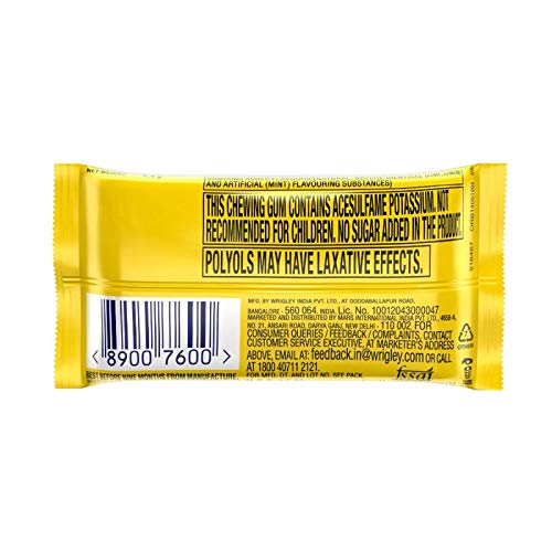 Image of Orbit Lime & Lemon Flavoured Sugar Free Chewing Gum, 4.4g (Pack of 96)