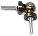 Urbanest 5/8 inch Adjustable Corner Curtain Rod Connector Hinged Elbow for Corner Window, Antique Brass