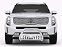 Black Horse Bull Bar Skid Plate Stainless Steel Compatible with 2020-2023 Kia Telluride|2020-2023 Hyundai Pallisade-CBS-B7502SP