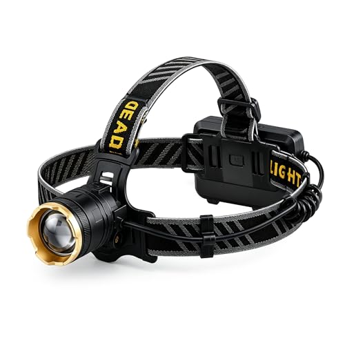 Faros delanteros para adultos que buscan visibilidad con linterna frontal de 160.000 lm