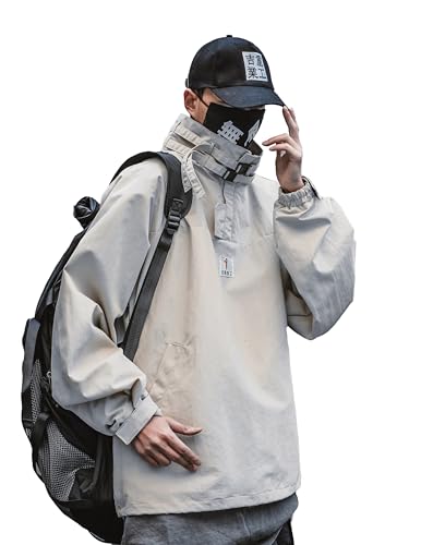 Niepce Inc Japanese Streetwear Techwear Windbreaker Jackets for Men