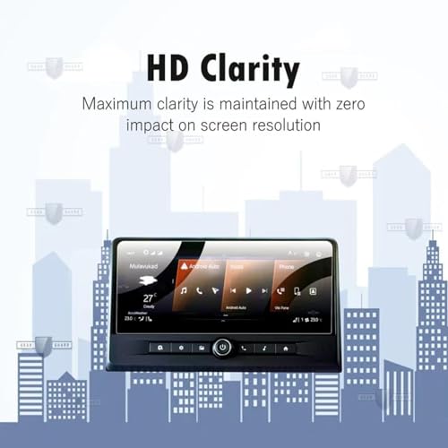 Image of RGY Screen Guard For Mahindra THAR FACELIFT (2025) Infotainment System Protection Film - Clear (Thar Facelift)
