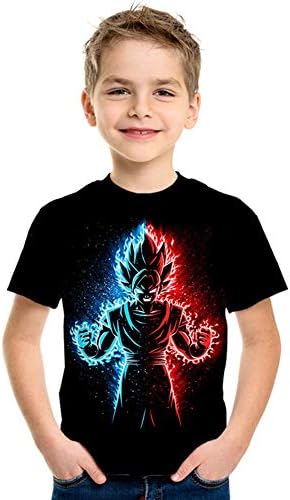 Tsyllyp Boys Girls 3D Print T-Shirts Summer Fashion Casual Shirt