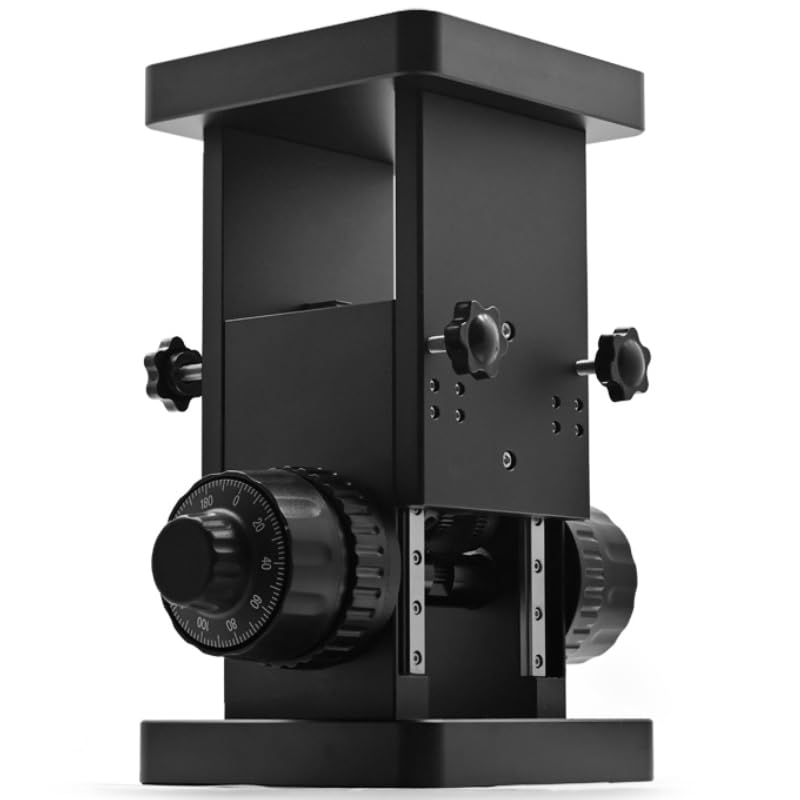 1Pc Microscope fine-Tuning Lifting Slide coarse fine-Tuning Combined with Lifting Adjustment Range 165-225mm Side Length 120mm (SS-120x120)