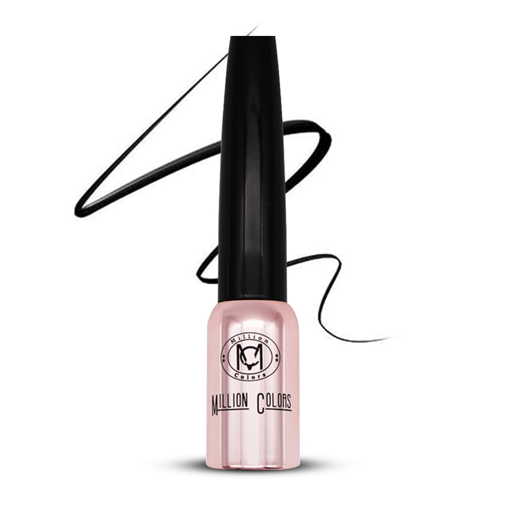 Million Colors Wing Master Eyeliner | Matte Waterproof Color Liquid Eyeliner | Quick Dry Smudge Proof | Long Lasting Eye Makeup | Black | 5 ml-image-43