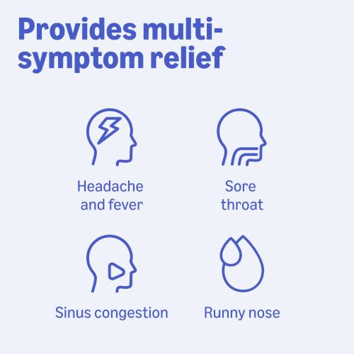 Amazon Basics Nighttime Cold & Flu Relief Syrup, Pain Reliever, Fever Reducer, Cough Suppressant, Antihistamine, Cherry, 8 fl oz (Pack of 1) (Previously Care) - image 4