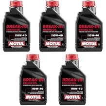 108080 Set of 5 Break-in 10W-40 Mineral Oil 1-Quart Bottles