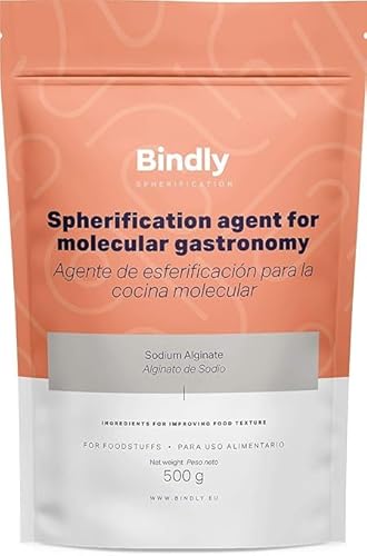 BINDLY® Alginato de Sodio en Polvo 500g | Gelificante de