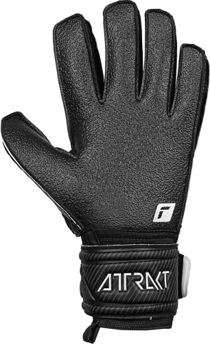 Reusch Attrakt Resist Finger Support Goalkeeper Gloves, Black, Size 9 #TOP2