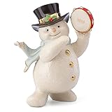 Lenox 2016 Tambourine Snowman Figurine