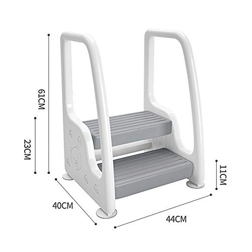 Tabouret pour enfants anti-dérapant double marche sécurité - 3