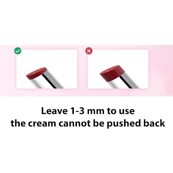 1 PC Gellas Solid Lip Gloss Water Essence Jelly Lipstick, Mirror Effect Jelly Lipstick, Matte Jelly Lipstick Balm (H03, 5g)
