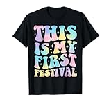 This Is My First Festival Music Event Tie Dye Girls Festival T-Shirt