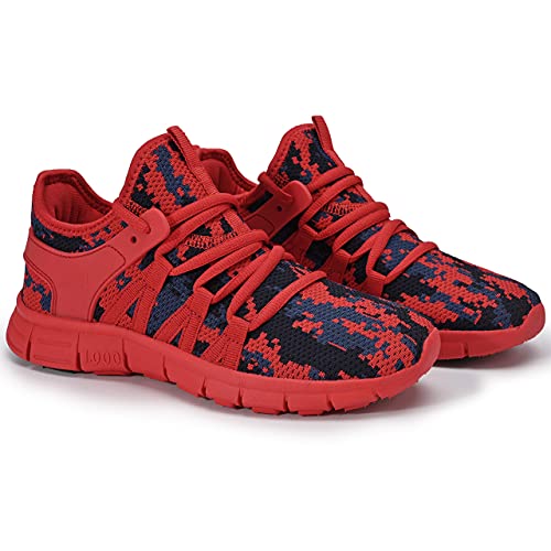 Image of INZCOU Running Shoes Lightweight Tennis Shoes Non Slip Gym Workout Shoes Breathable Mesh Walking Sneakers