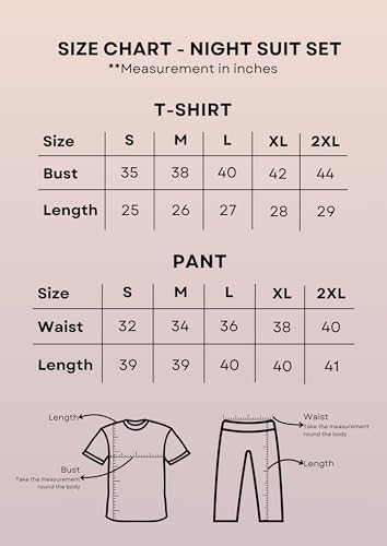 Litelooks-Womens-Premium-Cotton-Print-Night-Suits--Comfortable-Stylish-Pajama-Set-with-Pockets-Stone-XL Litelooks Women's Premium Cotton Print Night Suits – Comfortable & Stylish Pajama Set with Pockets (Stone, XL)