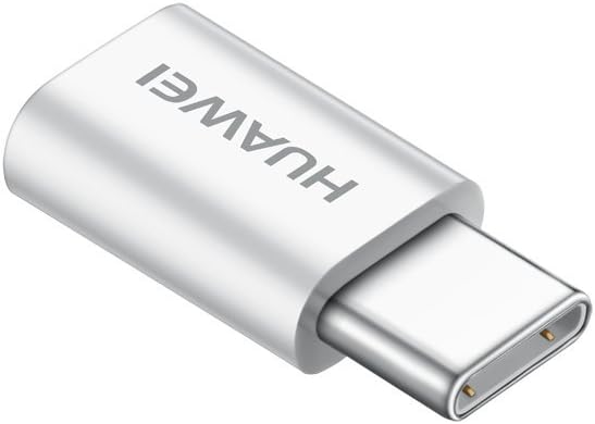 Huawei USB-C (Male) to Micro-USB (Female) Adapter, White