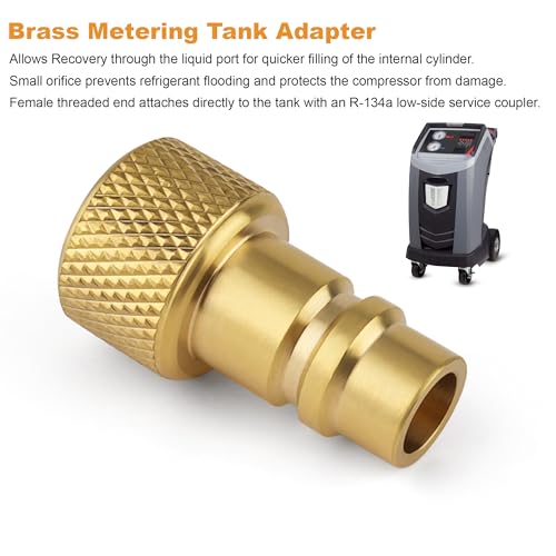 Adaptador baja presión tanque R-134a Outopakkle miniatura 5