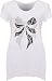 Produktbild WearAll - Damen Übergröße Kurzarm Schleife Spitze Nieten Zipfelsaum T-Shirt Top - Weiß - 48