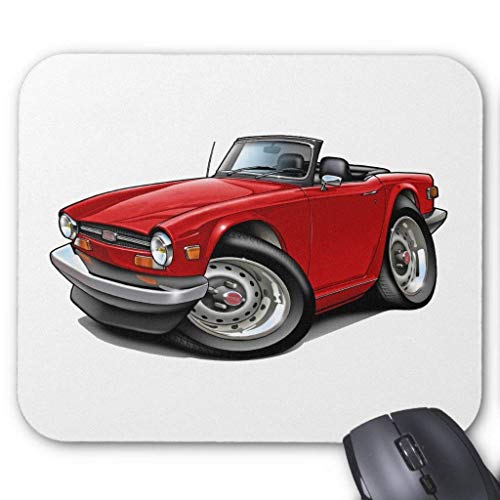 Preisvergleich Produktbild Triumph Tr6 Red Car Mouse Pad
