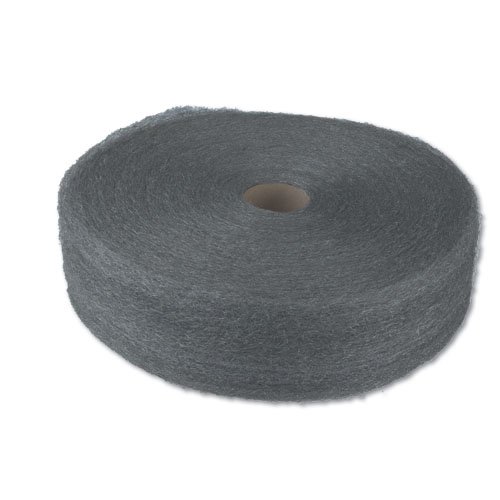 Global Material Technologies GMT 105046 Grade 3, 90 Microns Fiber Width, 5 lbs Coarse Industrial-Quality Steel Wool Reel