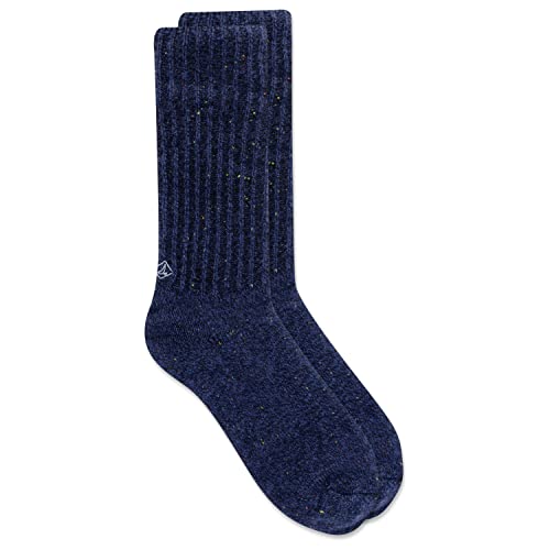 Image of Sperry Women's Soft Boyfriend Boot Crew Socks - 1 Pair Pack - Soft Acrylic Socks for Sneakers, Boots, Lounge