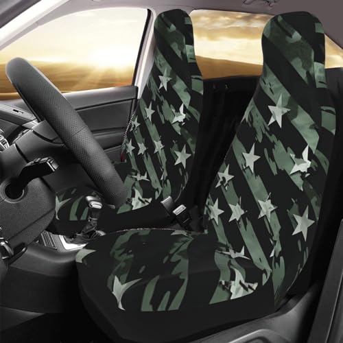 Housse de siège de voiture lavable verte et noire universelle pour auto