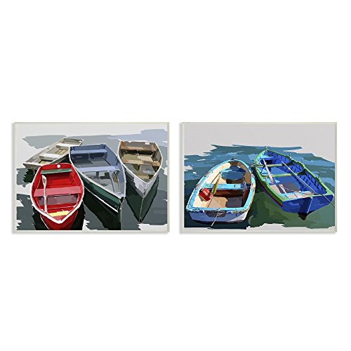 Bateaux plaque murale art pour habiller un mur étroit avec élégance et couleur