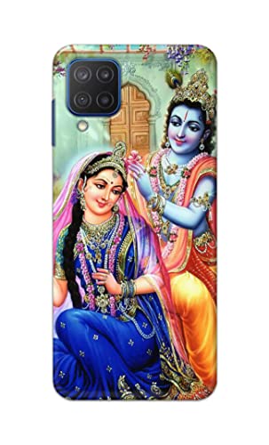 Image of Printed Hard Back Cover Case for Samsung Galaxy M12 Back Cover (Radha Krishna) -1803