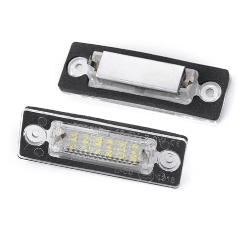 Luz de matrícula LED para viajar seguro de noche en su Skoda Superb 1 modelos 2002 a 2008