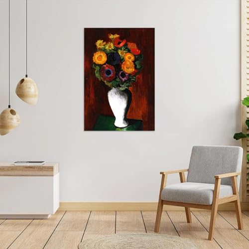 Tableaux Décoratifs Muraux 60x90cm sans Cadre - Solution Murs Vides Salon Fleurs