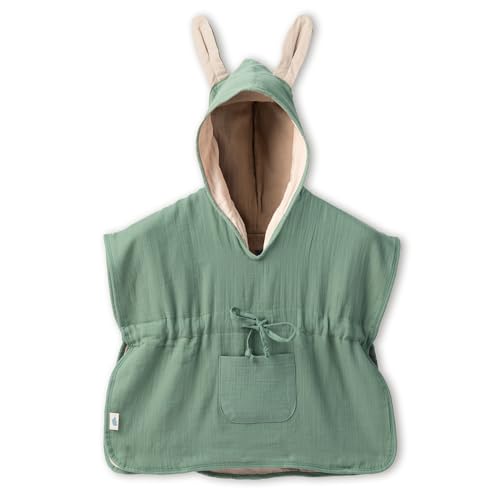 Mababu Badeponcho Baby & Kinder EXTRA weich (100% Bio-Baumwolle)...