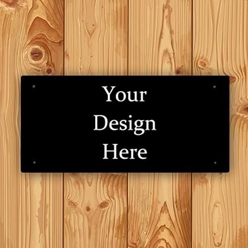 Custom Metal Signs,Personalized Retro Tin Signs Design Your Own Text Photo Metal Tin Sign Man Cave Iron Painting Art Plaque For Wall Art Outdoor Or Indoor Home Decor #TOP4