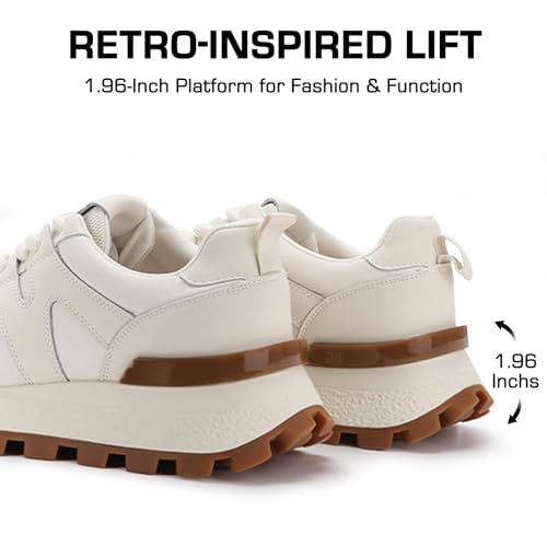 somiliss Womens Walking Sneakers Chunky Platform Breathable Shoes Fashion Sneakers for Women Comfortable Non-Slip Casual Work Shoes3