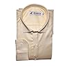 Sparrow Outfit Men’s Pure Cotton Regular Fit Shirt | Casual Wear Formal Shirts for Men and Boys | Spread Collar Long Sleeve Button Down Shirt for Office Parties Special Occasions (Light Yellow)